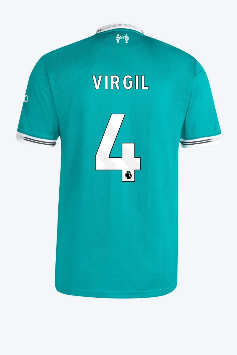 Virgil 4 Voetbalshirt - Liverpool FC 25/26 Derde Authentic