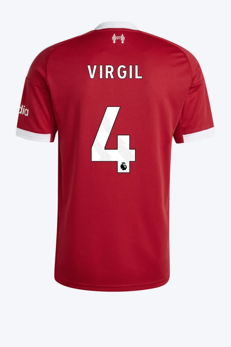 Virgil 4 Voetbalshirt - Liverpool FC 25/26 Thuis