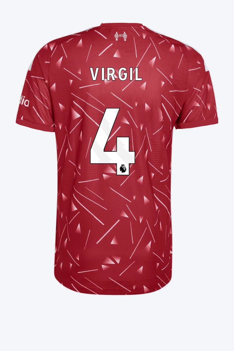 Virgil 4 Voetbalshirt - Liverpool FC 26/27 Thuis Authentic