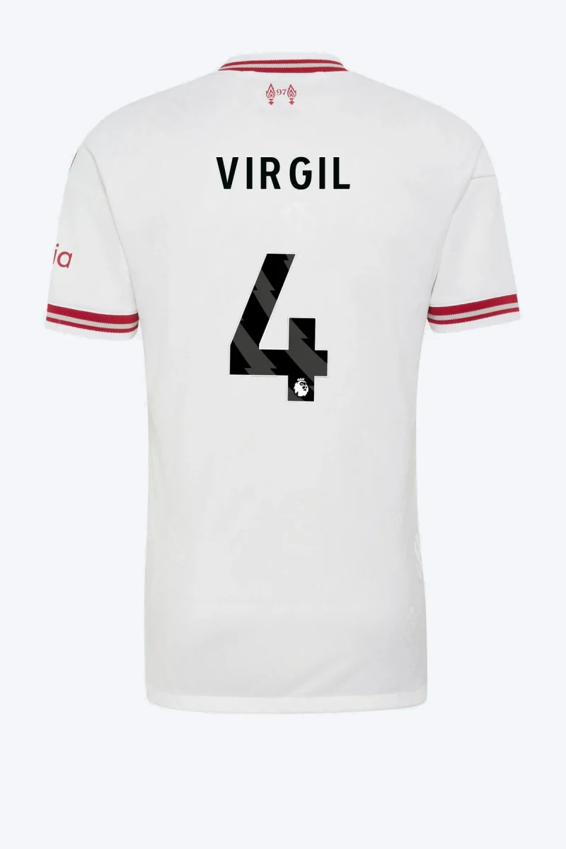 Virgil 4 Voetbalshirt - Liverpool FC 26/27 Uit Authentic