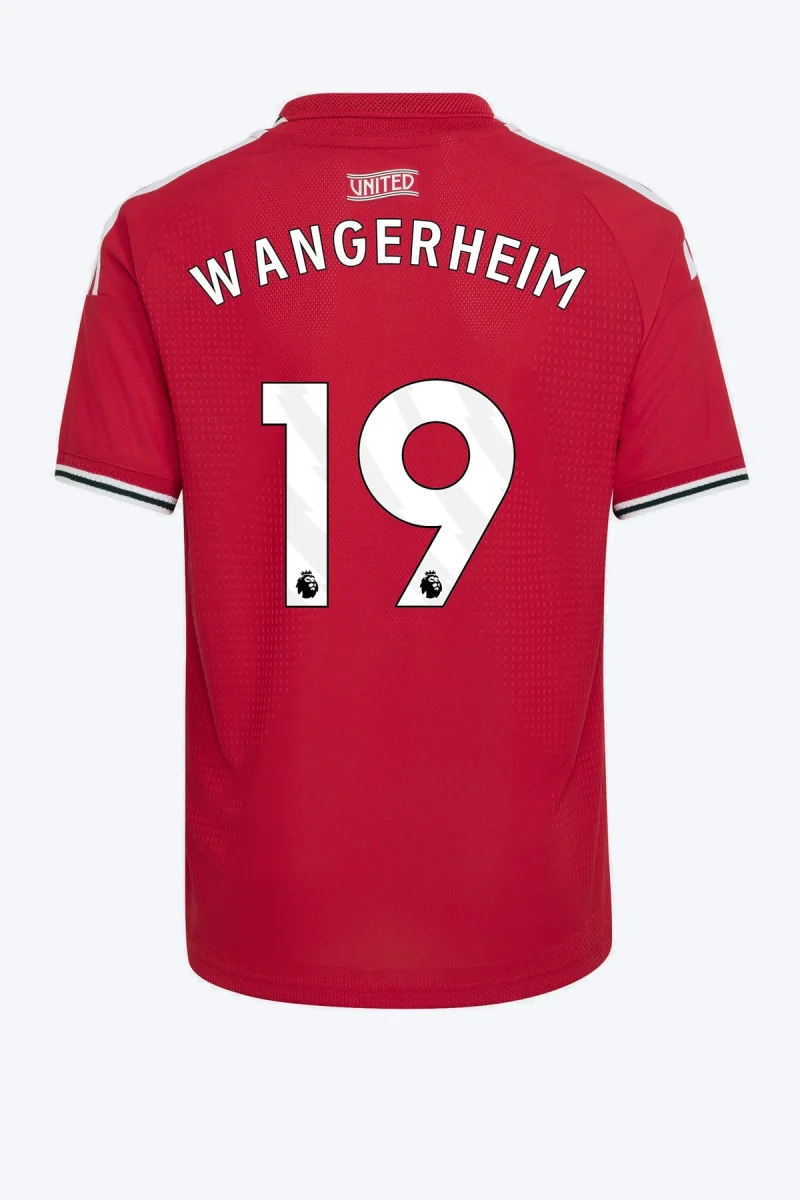 Wangerheim 19 Voetbalshirt - Manchester United 26/27 Thuis Authentic Kids