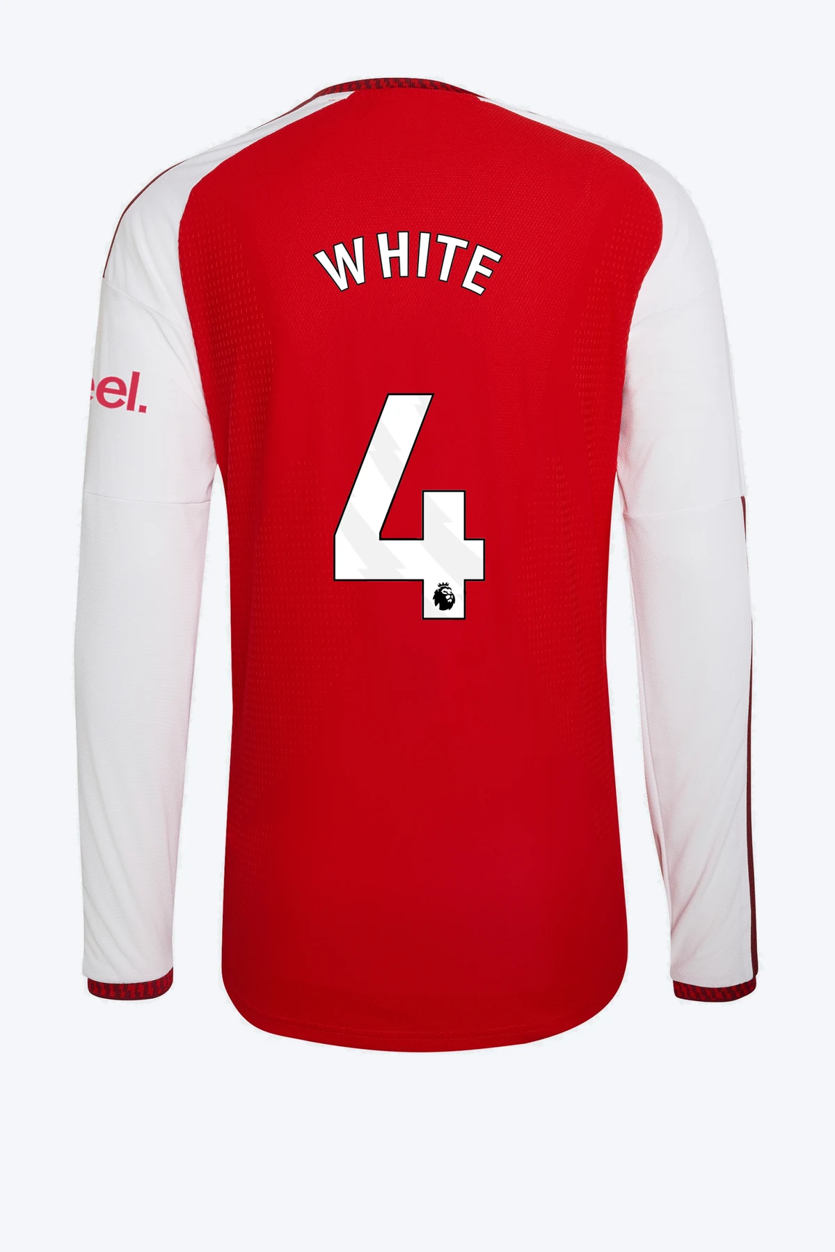 White 4 Voetbalshirt - Arsenal FC 26/27 Thuis Authentic Lange Mouw