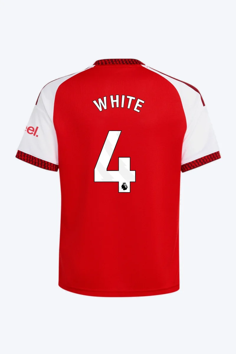 White 4 Voetbalshirt - Arsenal FC 26/27 Thuis Kids