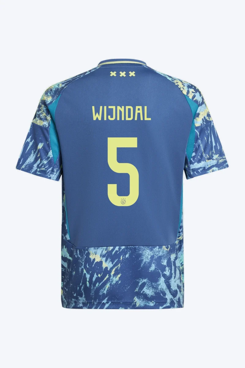 Wijndal 5 Voetbalshirt - Ajax Amsterdam 24/25 Uit Kids