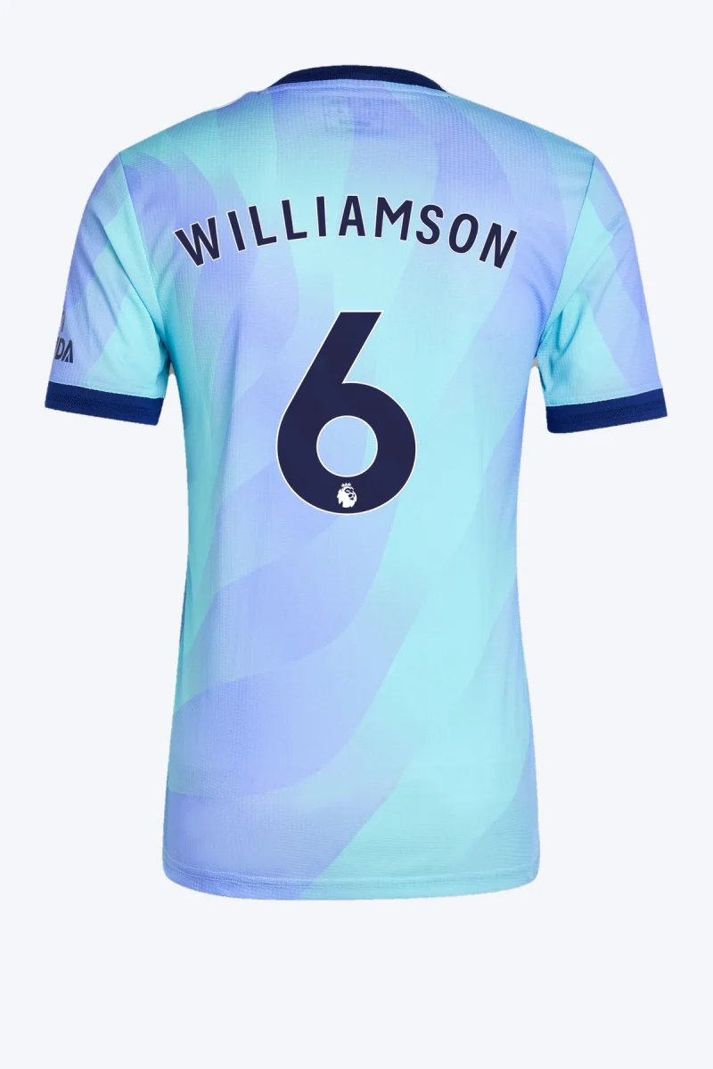 Williamson 6 Voetbalshirt - Arsenal 24/25 Derde Authentic
