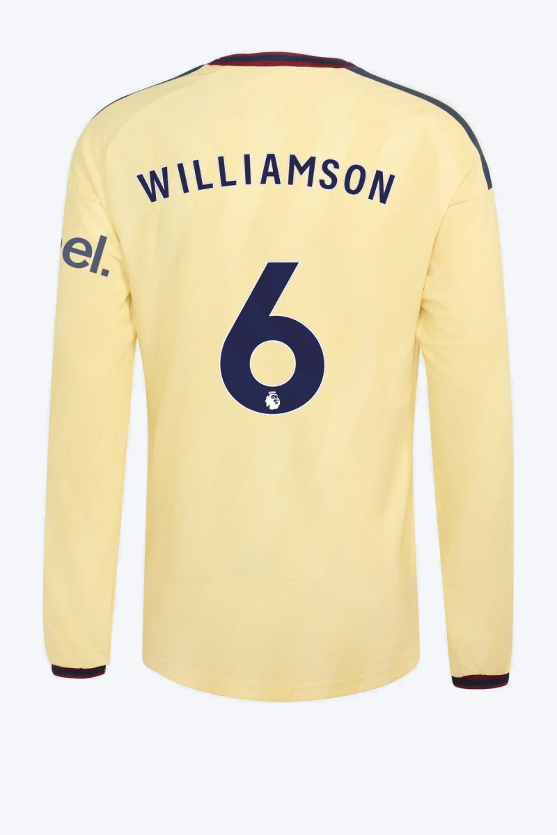 Williamson 6 Voetbalshirt - Arsenal FC 26/27 Derde Authentic Longsleeve