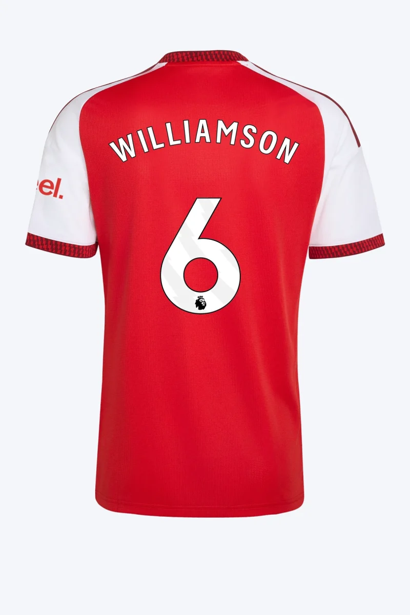 Williamson 6 Voetbalshirt - Arsenal FC 26/27 Thuis