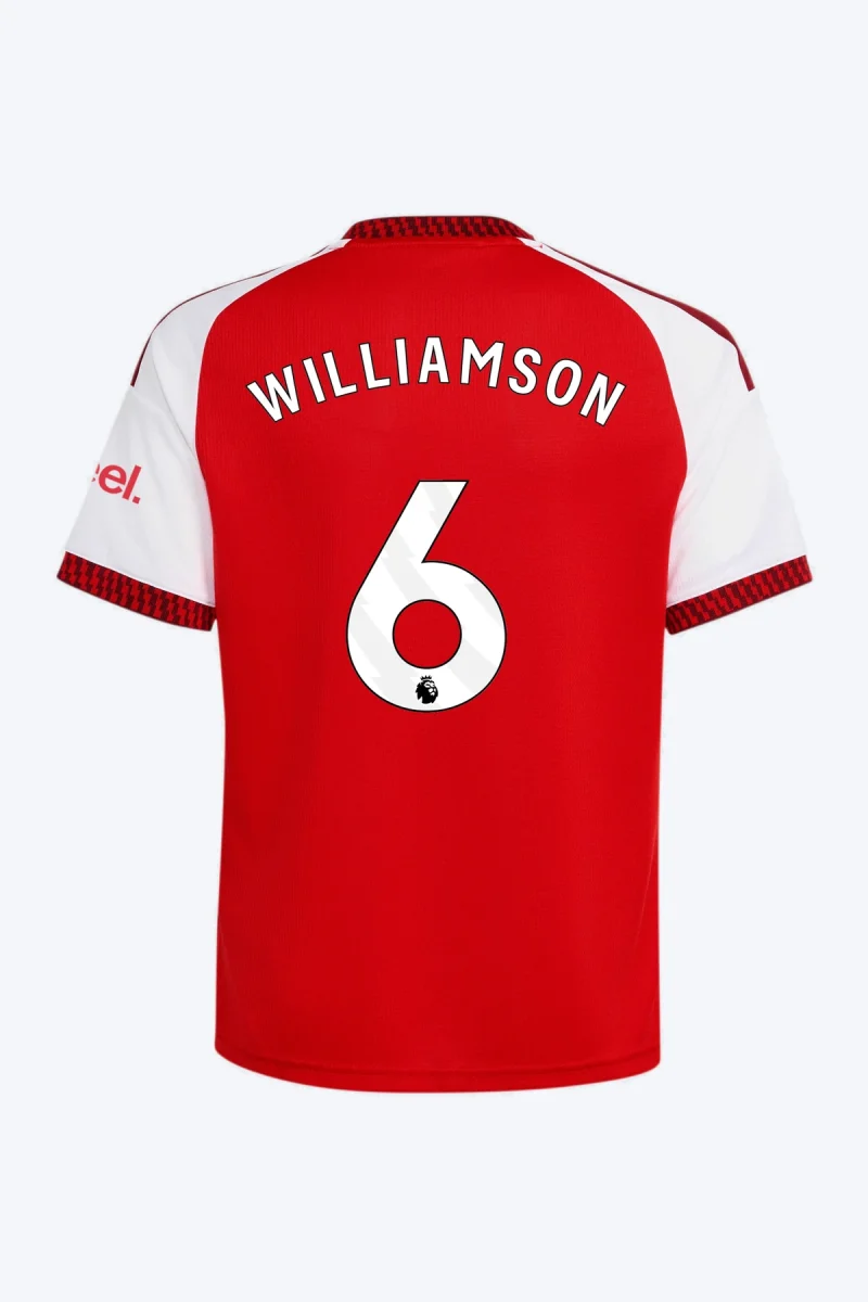 Williamson 6 Voetbalshirt - Arsenal FC 26/27 Thuis Kids