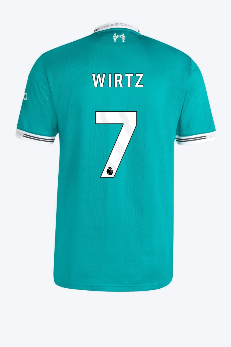 Wirtz 7 Voetbalshirt - Liverpool FC 25/26 Derde Authentic