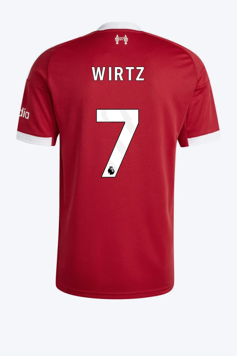 Wirtz 7 Voetbalshirt - Liverpool FC 25/26 Thuis