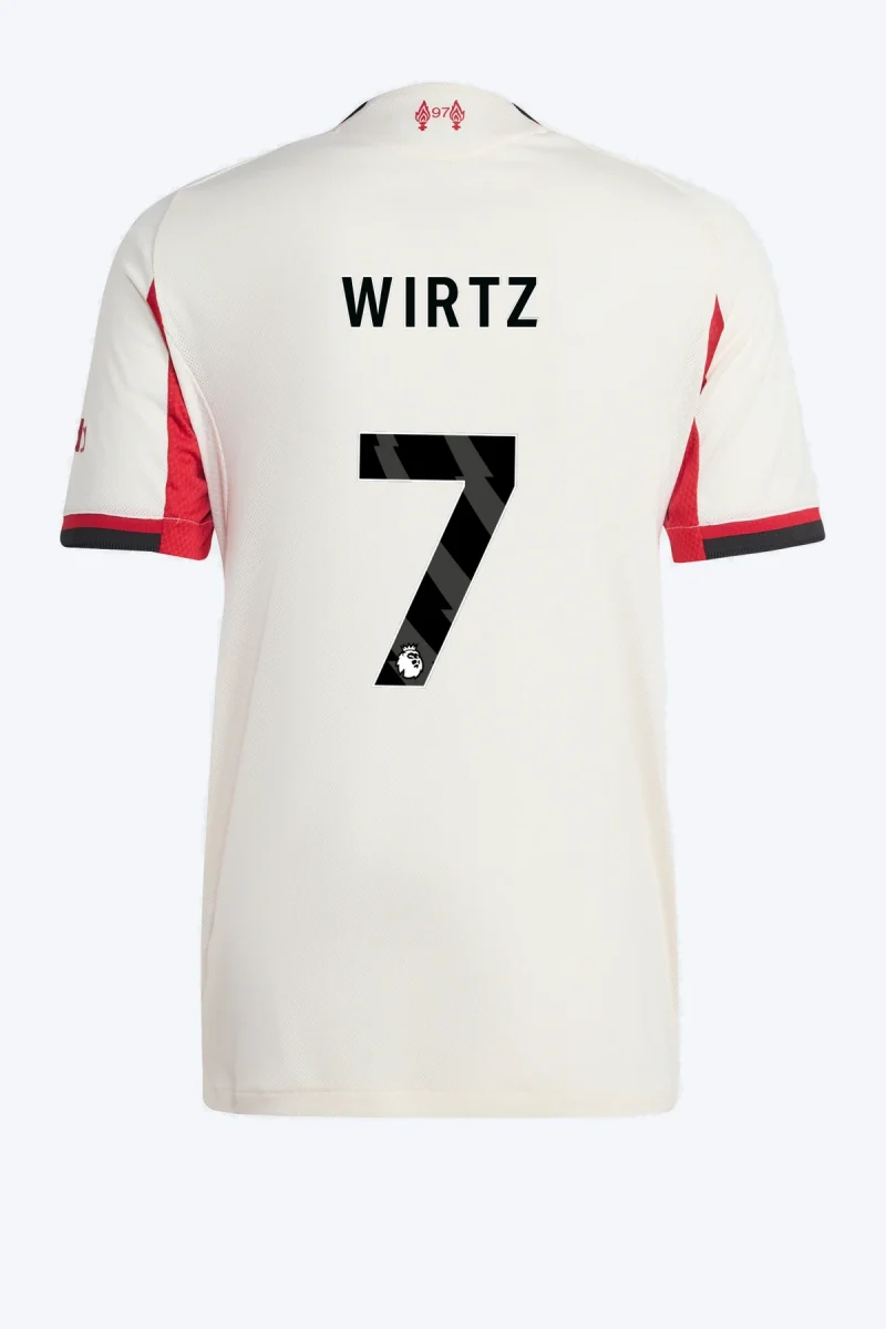 Wirtz 7 Voetbalshirt - Liverpool FC 25/26 Uit Authentic