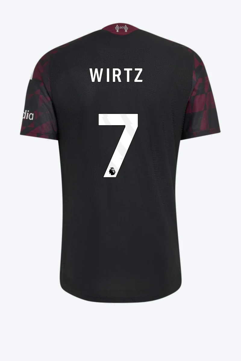 Wirtz 7 Voetbalshirt - Liverpool FC 26/27 Derde Authentic