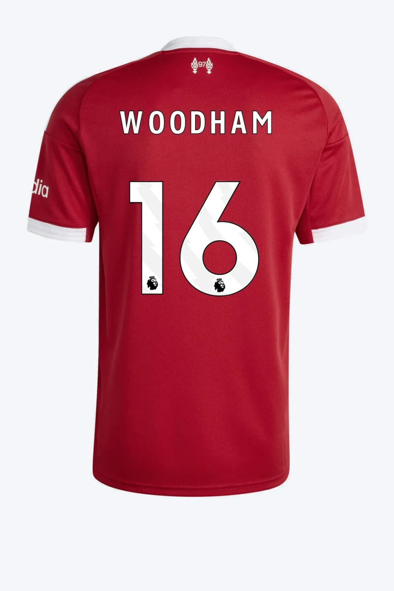 Woodham 16 Voetbalshirt - Liverpool FC 25/26 Thuis