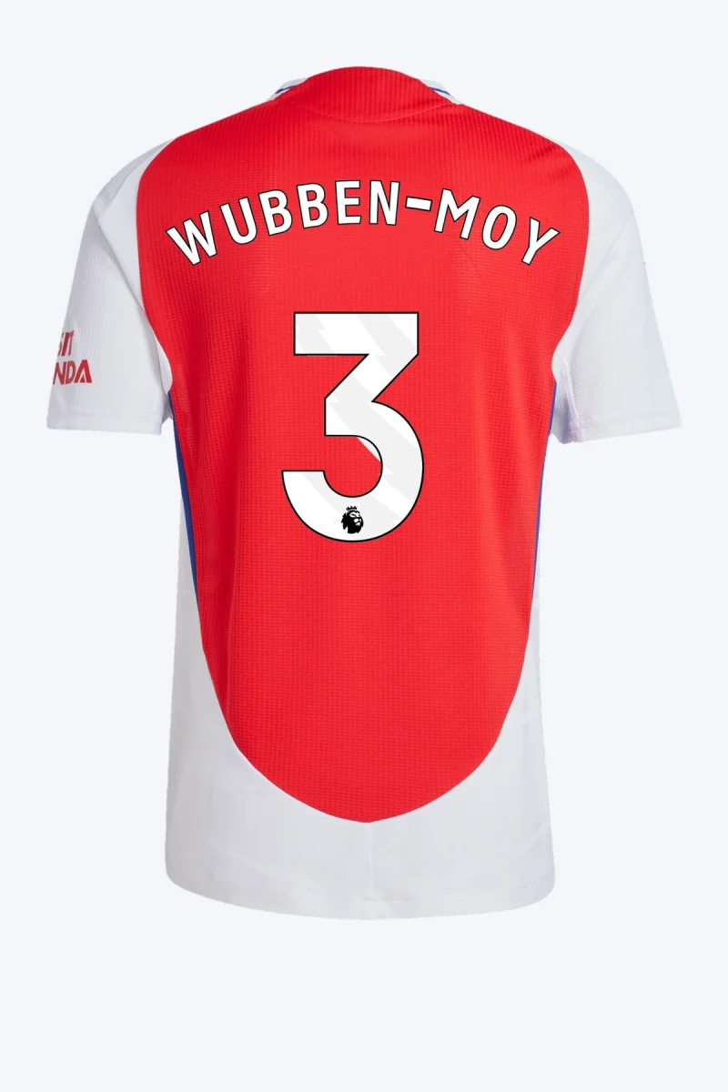 Wubben-Moy 3 Voetbalshirt - Arsenal 24/25 Thuis Authentic