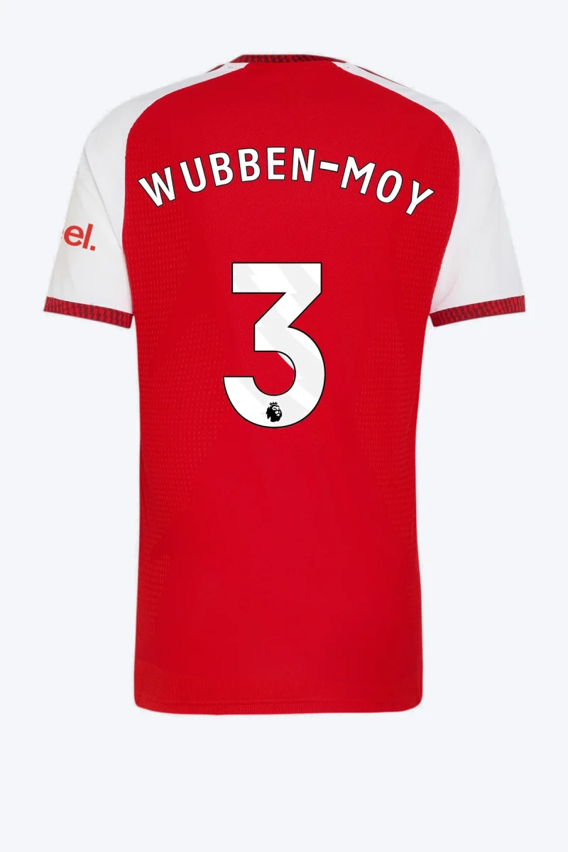 Wubben-Moy 3 Voetbalshirt - Arsenal FC 26/27 Thuis Authentic