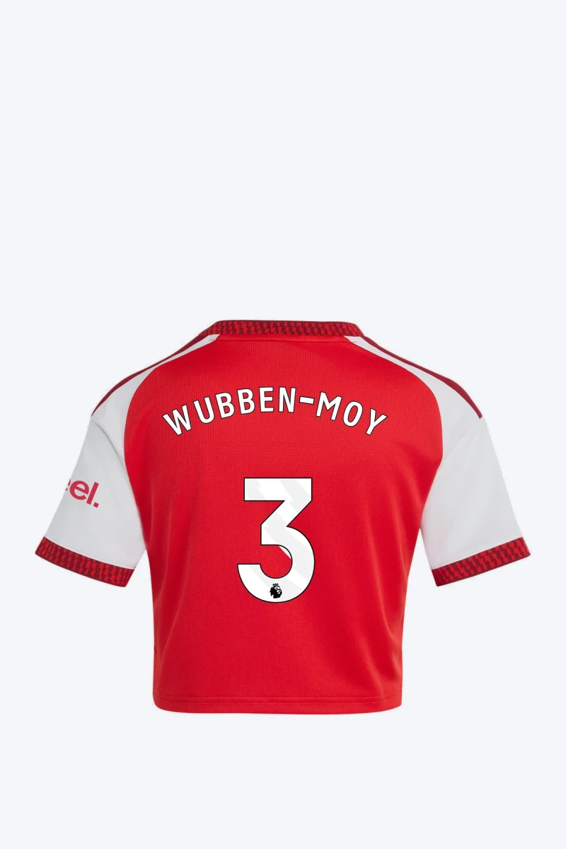 Wubben-Moy 3 Voetbalshirt - Arsenal FC 26/27 Thuis Cropped