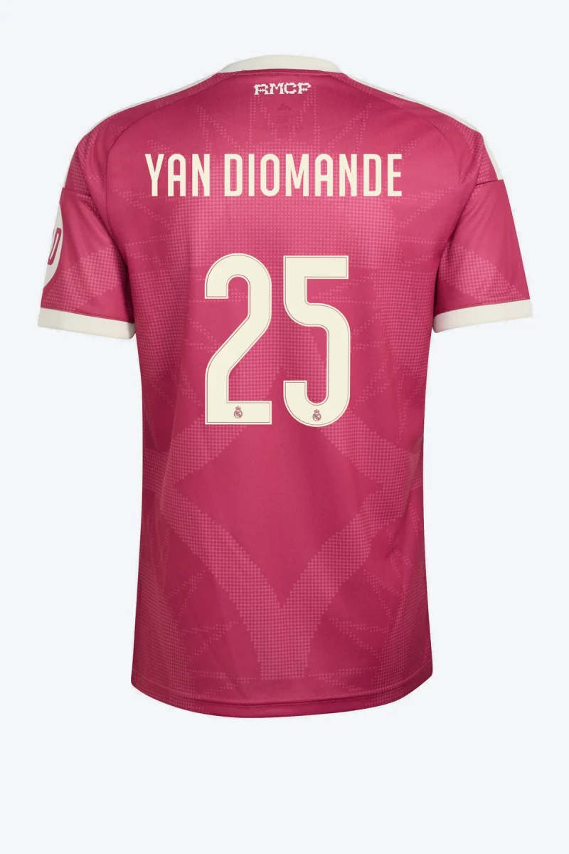 Yan Diomande 25 Voetbalshirt - Real Madrid 26/27 Derde