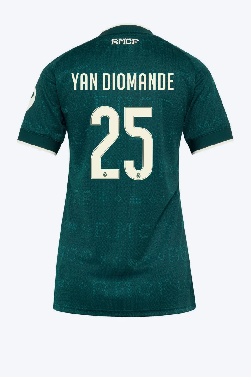 Yan Diomande 25 Voetbalshirt - Real Madrid 26/27 Uit