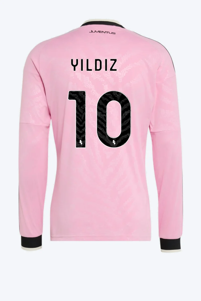 Yildiz 10 Voetbalshirt - Juventus 26/27 Uit Lange Mouw