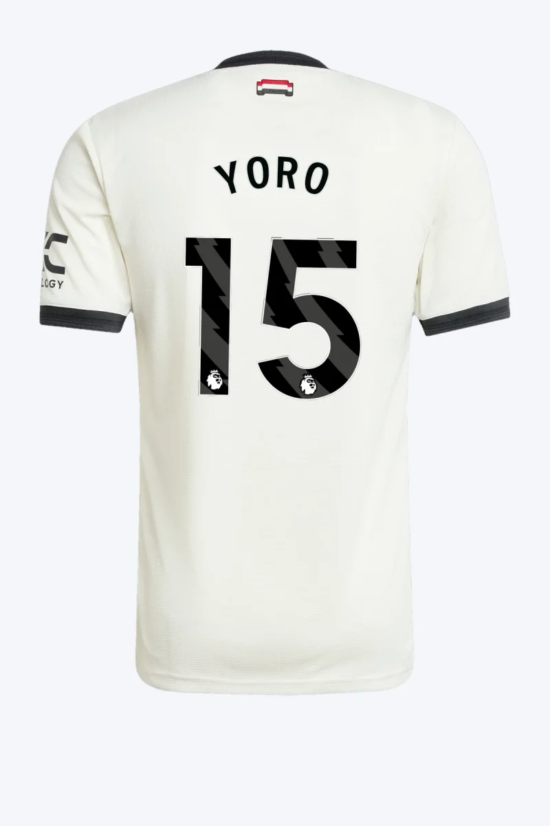 Yoro 15 Voetbalshirt - Manchester United 24/25 Derde Authentic