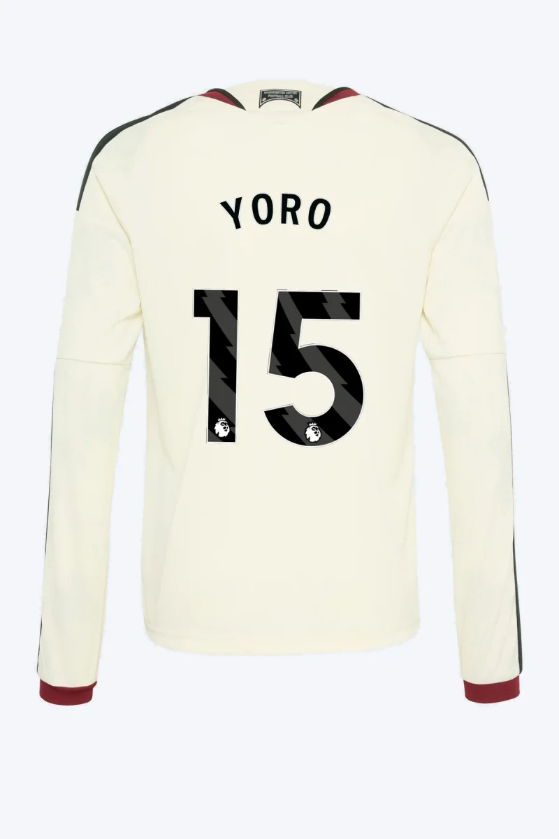Yoro 15 Voetbalshirt - Manchester United 26/27 Derde Kids Longsleeve