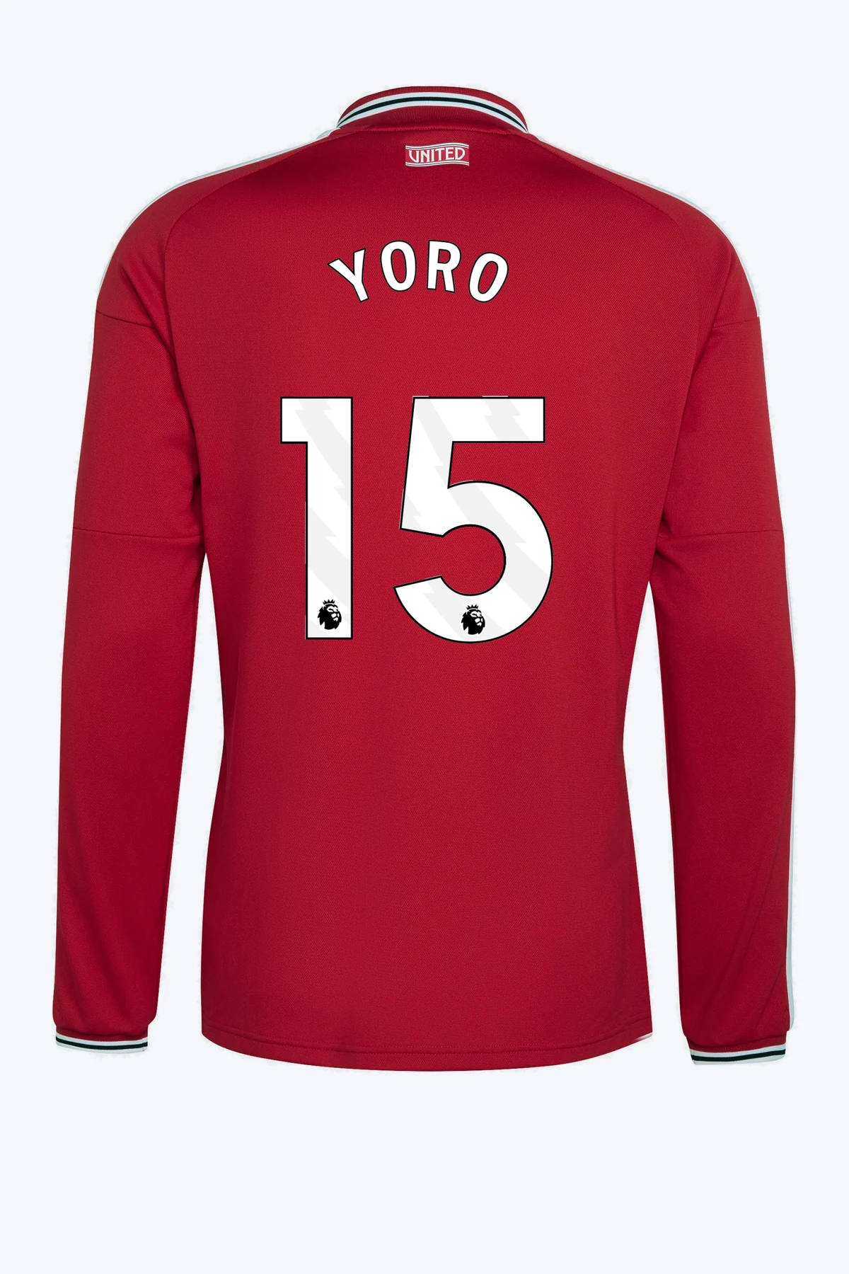 Yoro 15 Voetbalshirt - Manchester United 26/27 Thuis Lange Mouw