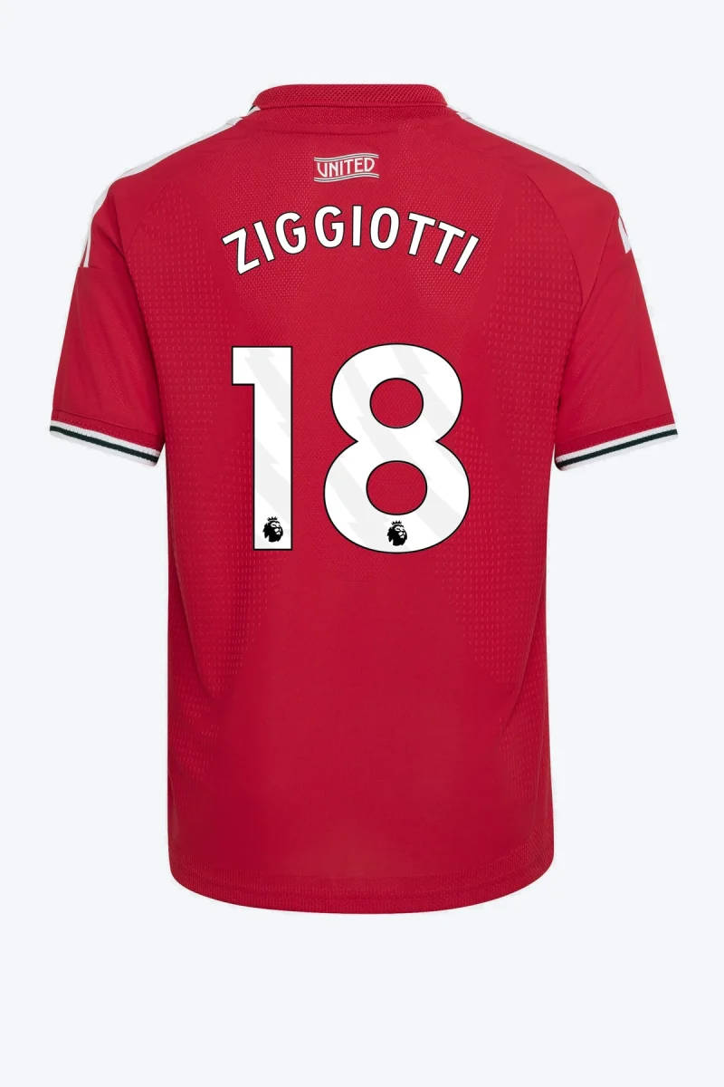 Ziggiotti 18 Voetbalshirt - Manchester United 26/27 Thuis Authentic Kids