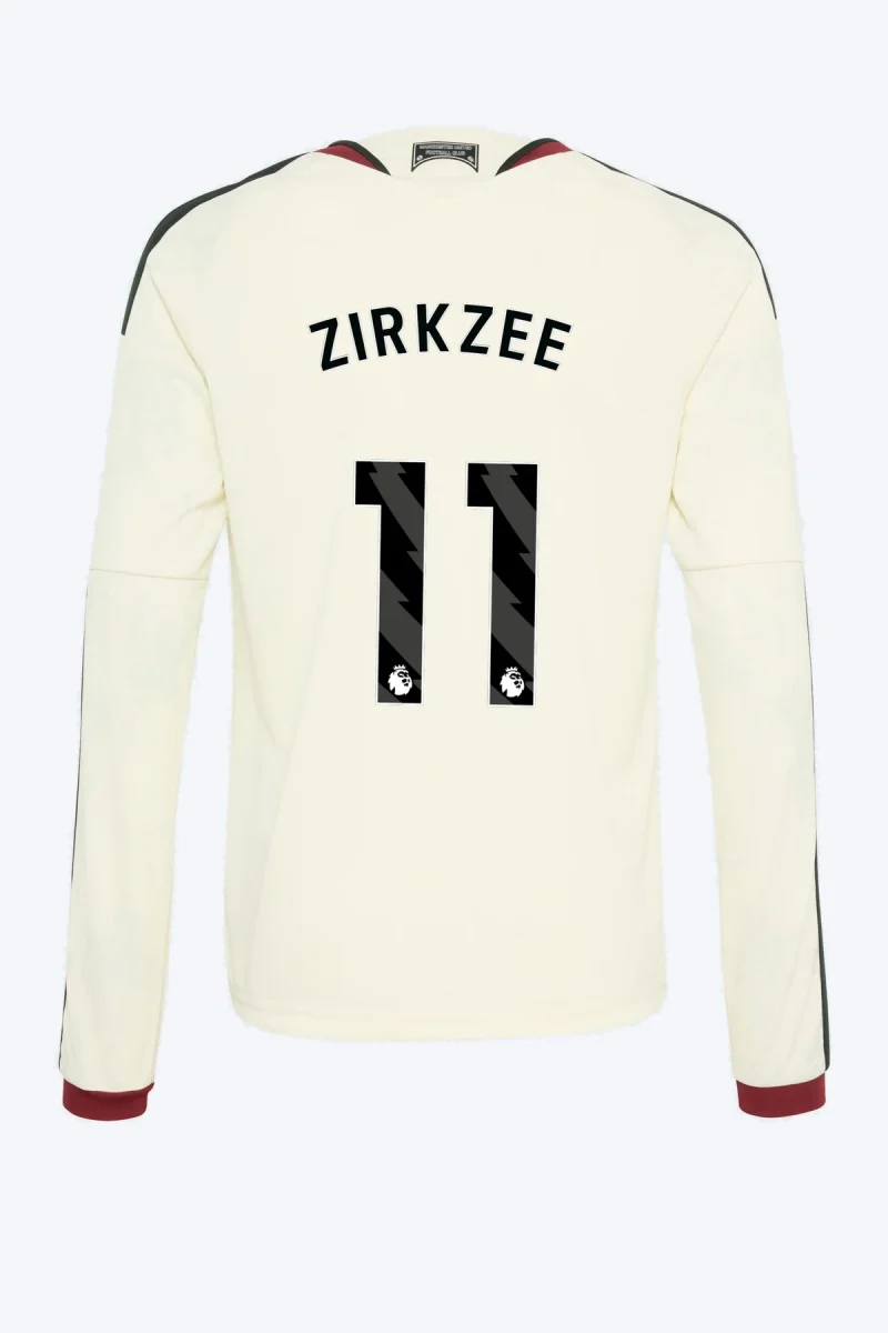 Zirkzee 11 Voetbalshirt - Manchester United 26/27 Derde Kids Longsleeve