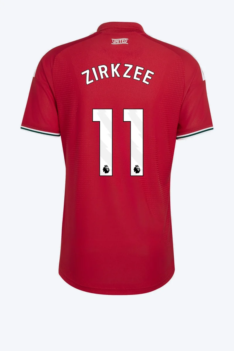 Zirkzee 11 Voetbalshirt - Manchester United 26/27 Thuis Authentic
