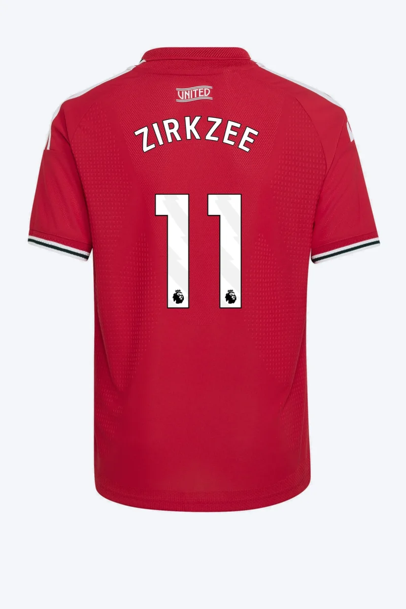 Zirkzee 11 Voetbalshirt - Manchester United 26/27 Thuis Authentic Kids