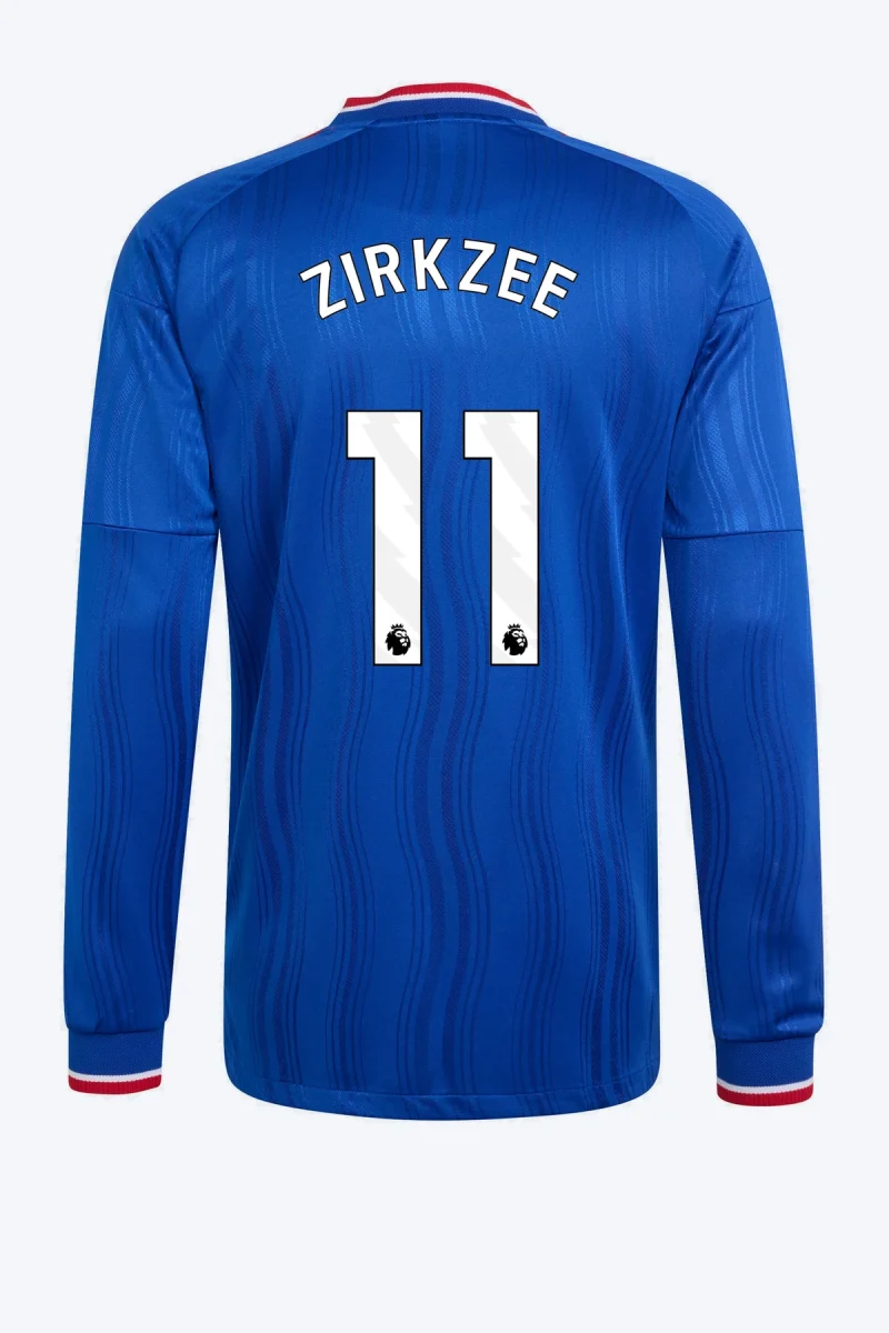 Zirkzee 11 Voetbalshirt - Manchester United 26/27 Uit Authentic Longsleeve