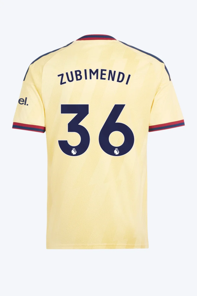 Zubimendi 36 Voetbalshirt - Arsenal FC 26/27 Derde