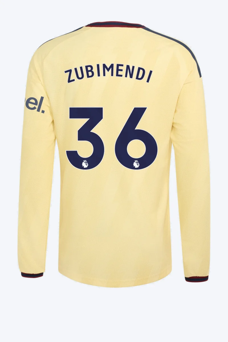Zubimendi 36 Voetbalshirt - Arsenal FC 26/27 Derde Authentic Longsleeve