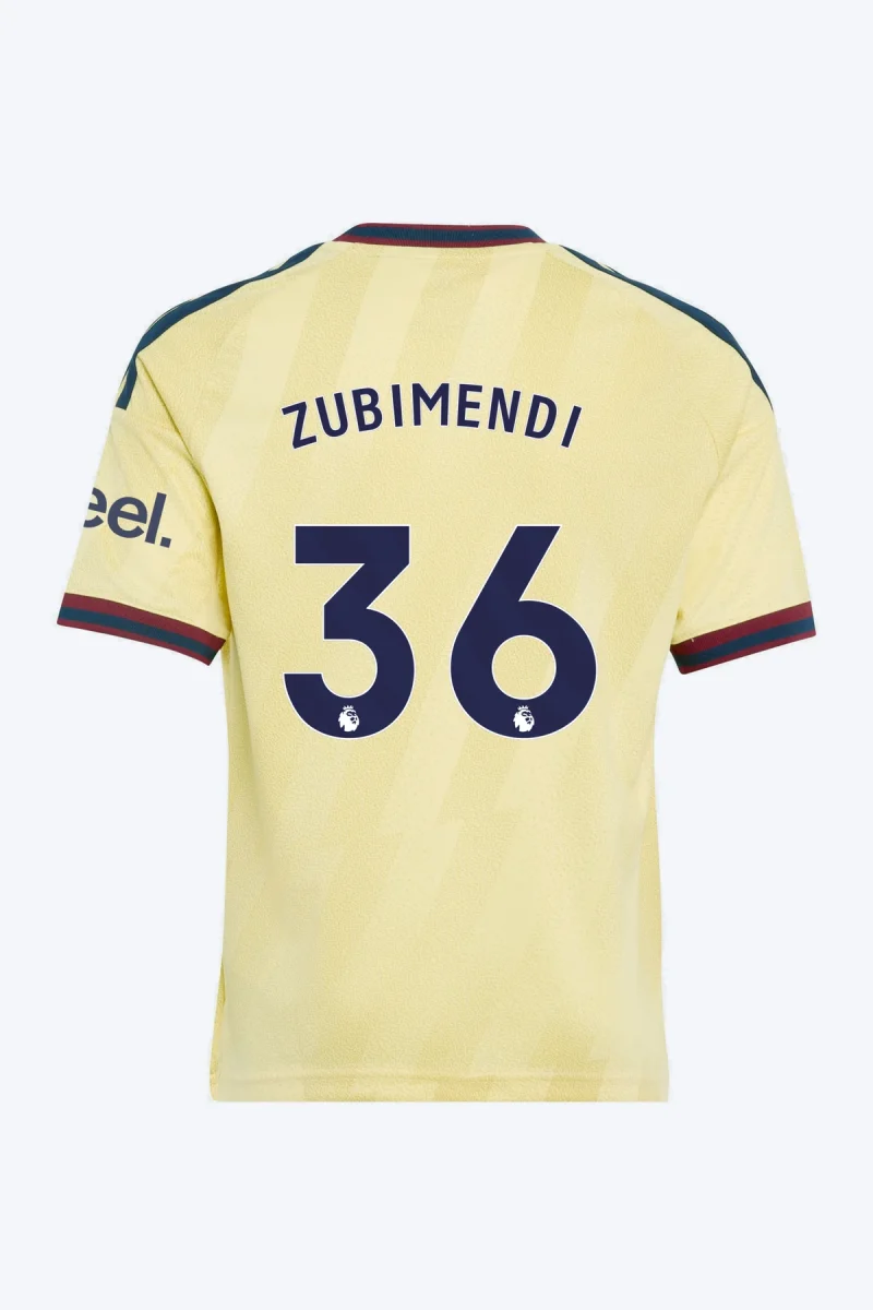 Zubimendi 36 Voetbalshirt - Arsenal FC 26/27 Derde Kids