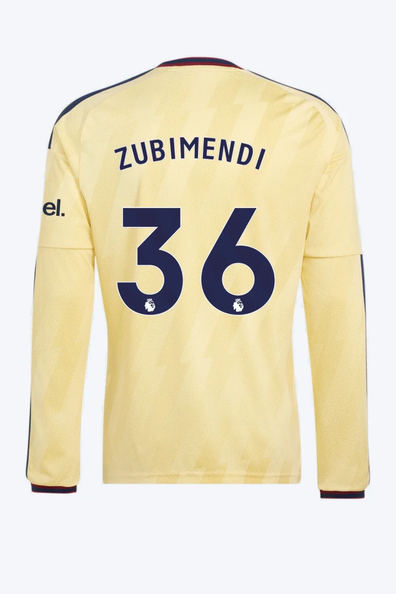 Zubimendi 36 Voetbalshirt - Arsenal FC 26/27 Derde Longsleeve