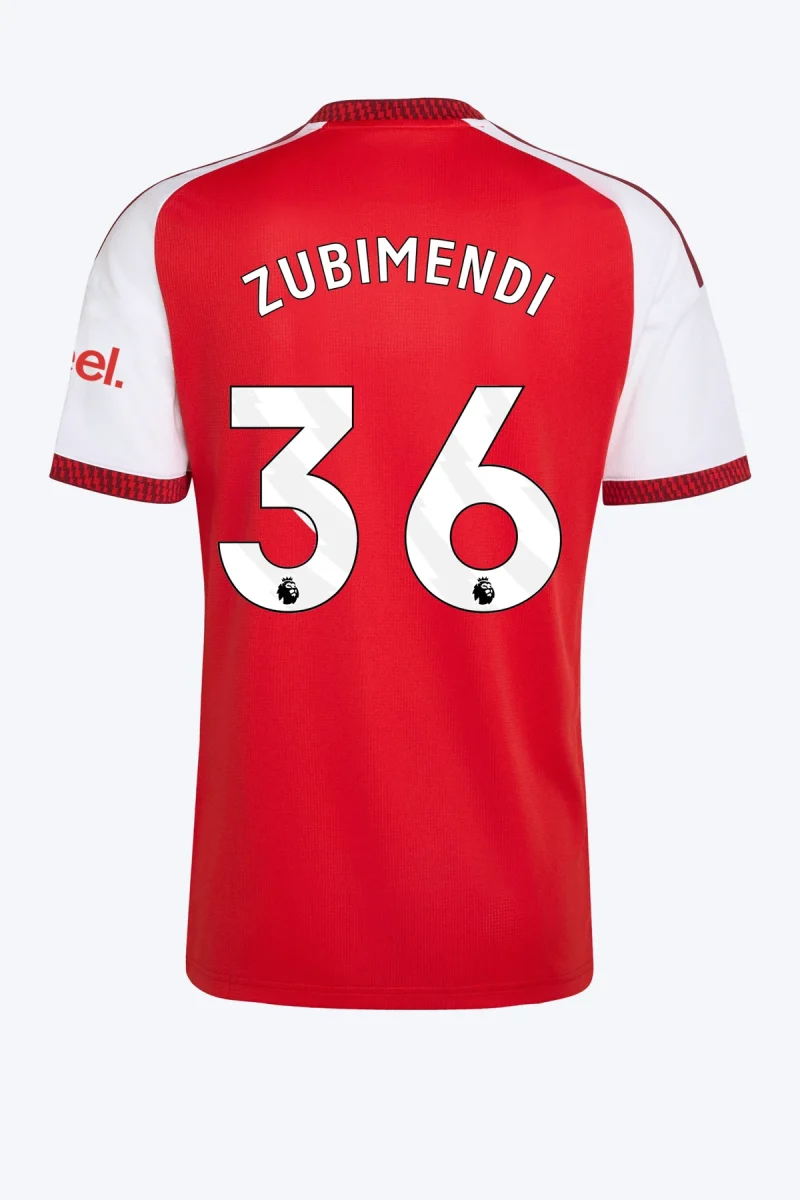 Zubimendi 36 Voetbalshirt - Arsenal FC 26/27 Thuis