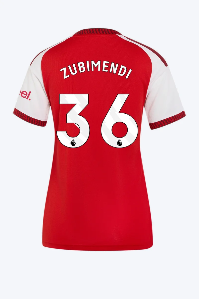 Zubimendi 36 Voetbalshirt - Arsenal FC 26/27 Thuis