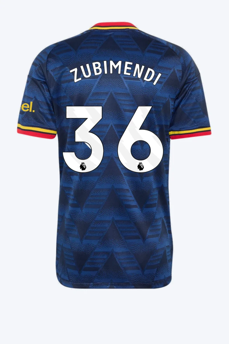 Zubimendi 36 Voetbalshirt - Arsenal FC 26/27 Uit Authentic